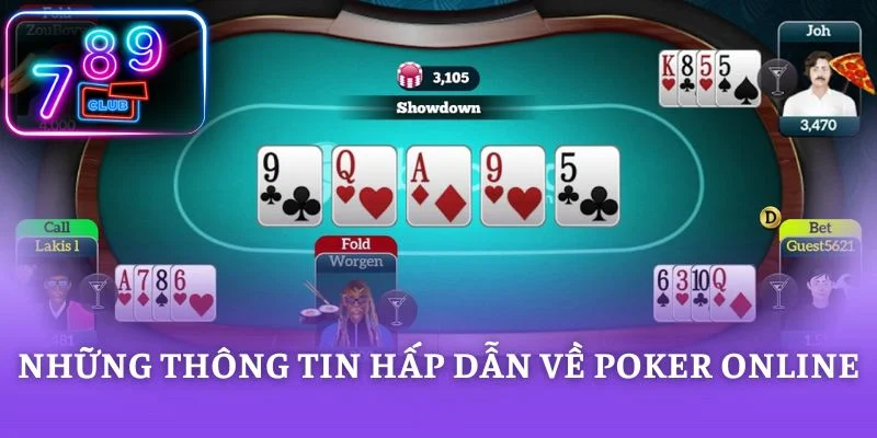 Những thông tin hấp dẫn về poker online