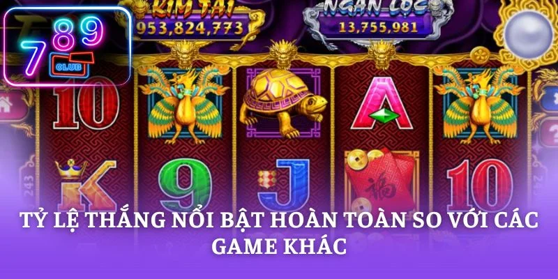 Tỷ lệ thắng nổi bật hoàn toàn so với các game khác
